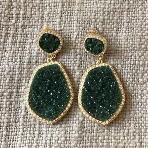 BAUBLEBAR Druzy Drop Earrings